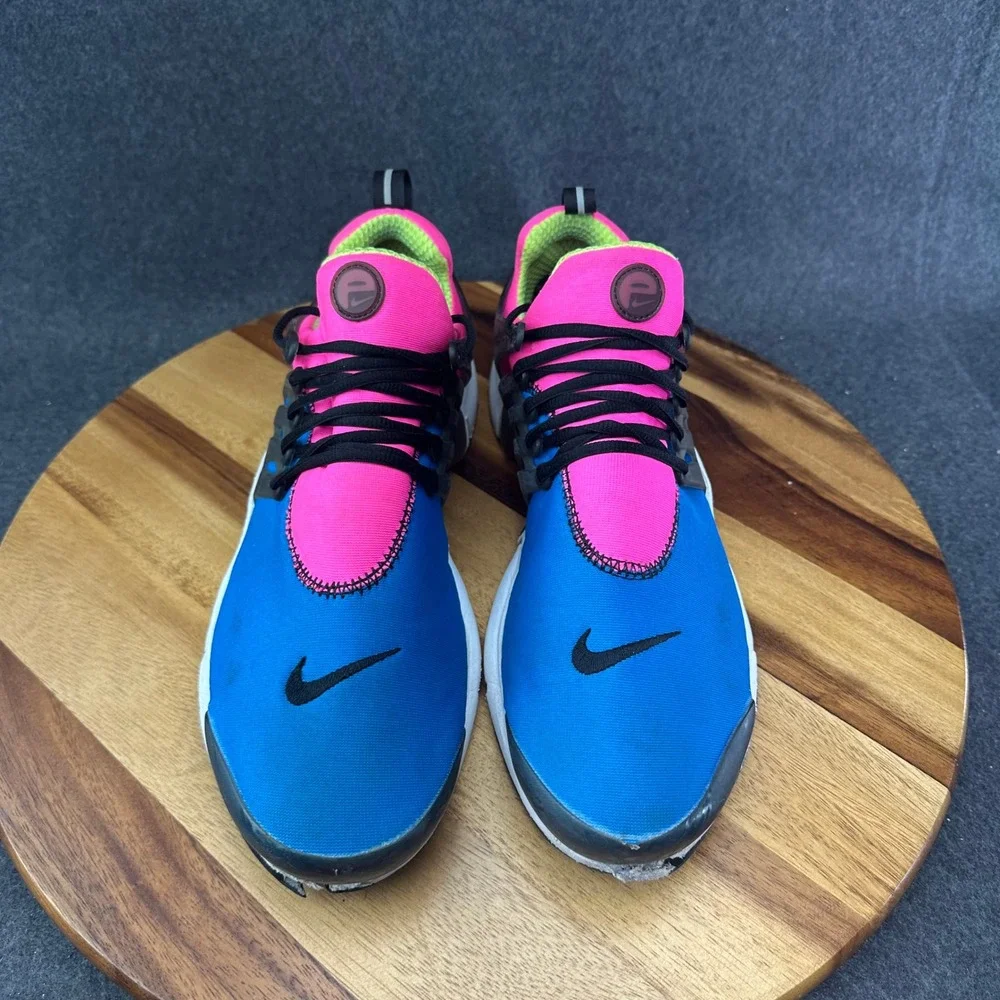 Nike Air Presto Photo Blue Pink Blast Mesh Low Top DZ4390-400 Sneaker Mens Sz 12